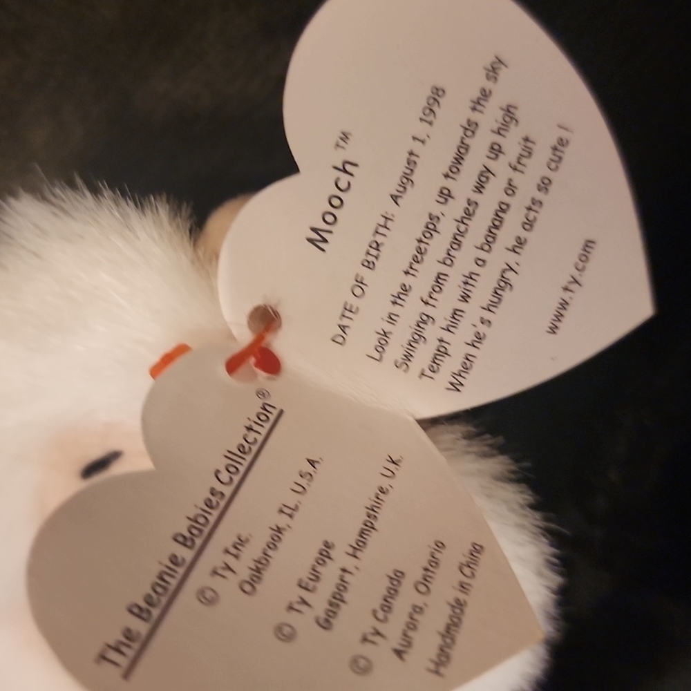 Mooch the Monkey beanie baby - Picture 2 of 4